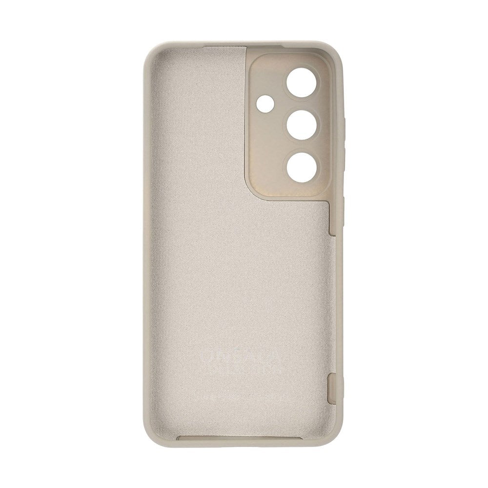 Onsala Samsung Galaxy S25 Silikone Touch Bagside Cover - Concrete