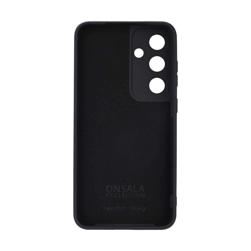 Onsala Samsung Galaxy S25+ (Plus) Silikone Touch Bagside Cover - Black