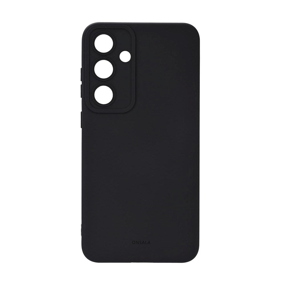Onsala Samsung Galaxy S25+ (Plus) Silikone Touch Bagside Cover - Black