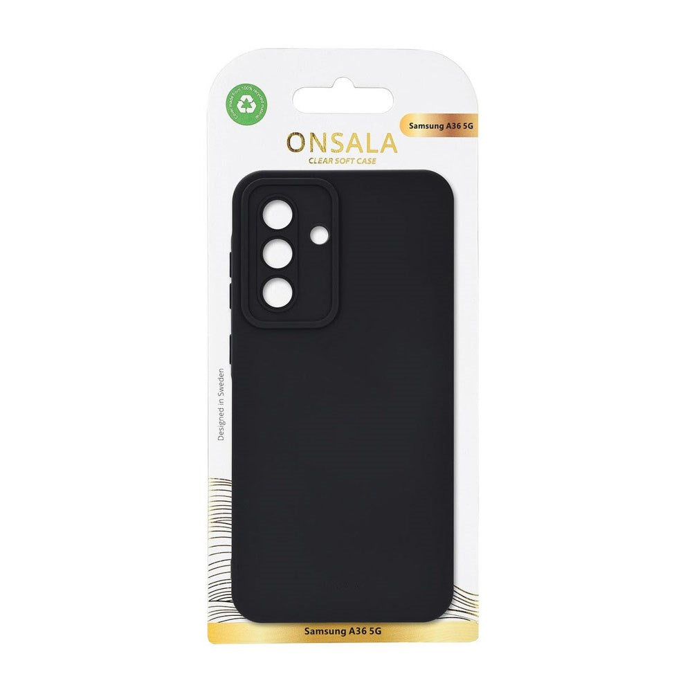 Samsung Galaxy A36 (5G) Onsala Silikone Mobil Case - Black