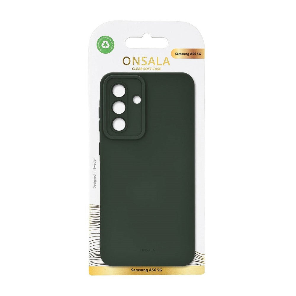 Samsung Galaxy A56 (5G) Onsala Silikone Mobil Case - Olive Green