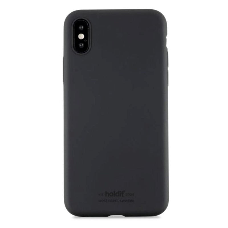 Holdit iPhone X / Xs Soft Touch Mobil Cover - Sort