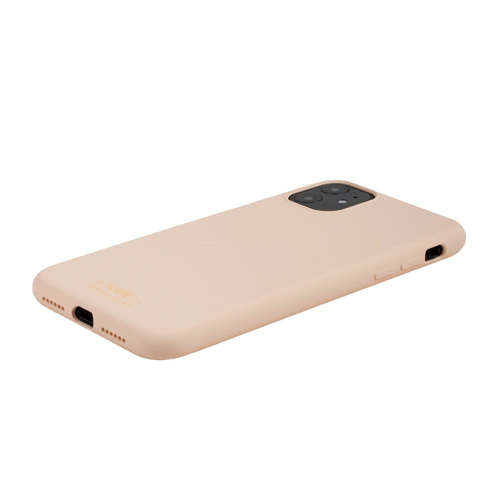 Holdit iPhone 11 Soft Touch Silikone Mobil Cover - Beige