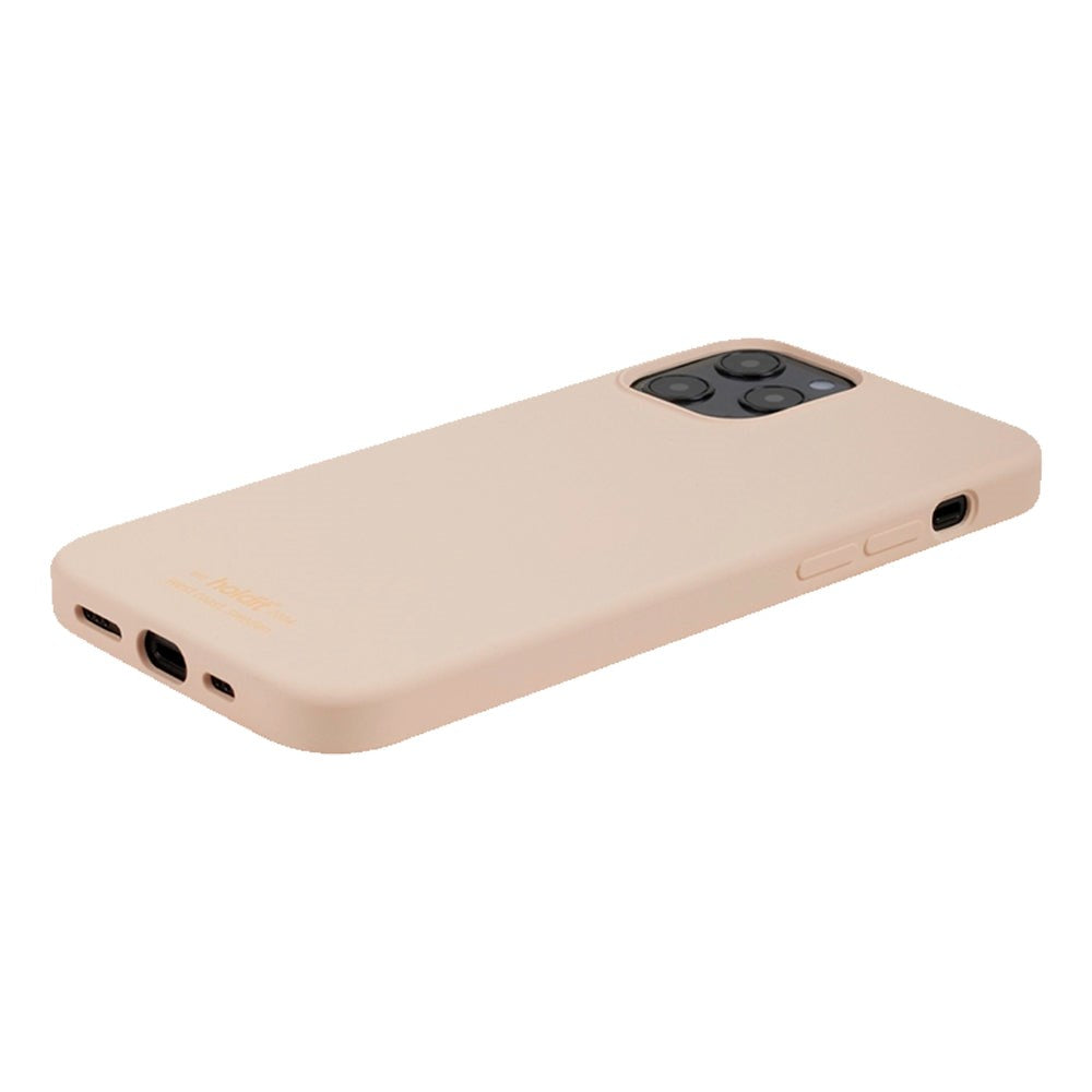 Holdit iPhone 12 / 12 Pro Soft Touch Silikone Mobil Cover - Beige