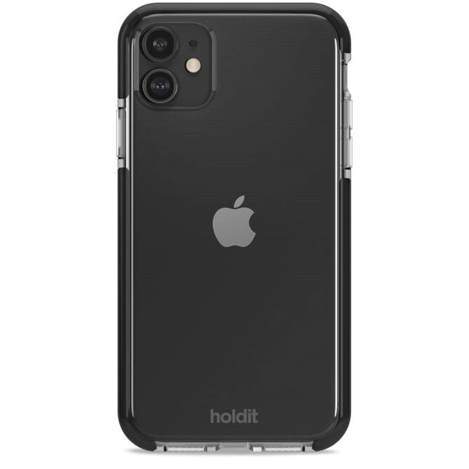 Holdit iPhone 11 Seethru Bagside Case - Sort