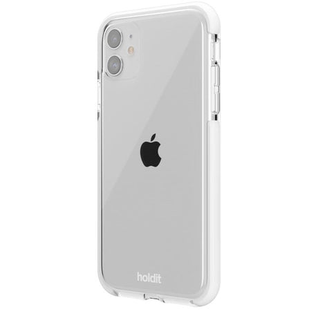 Holdit iPhone 11 Seethru Bagside Case - Hvid