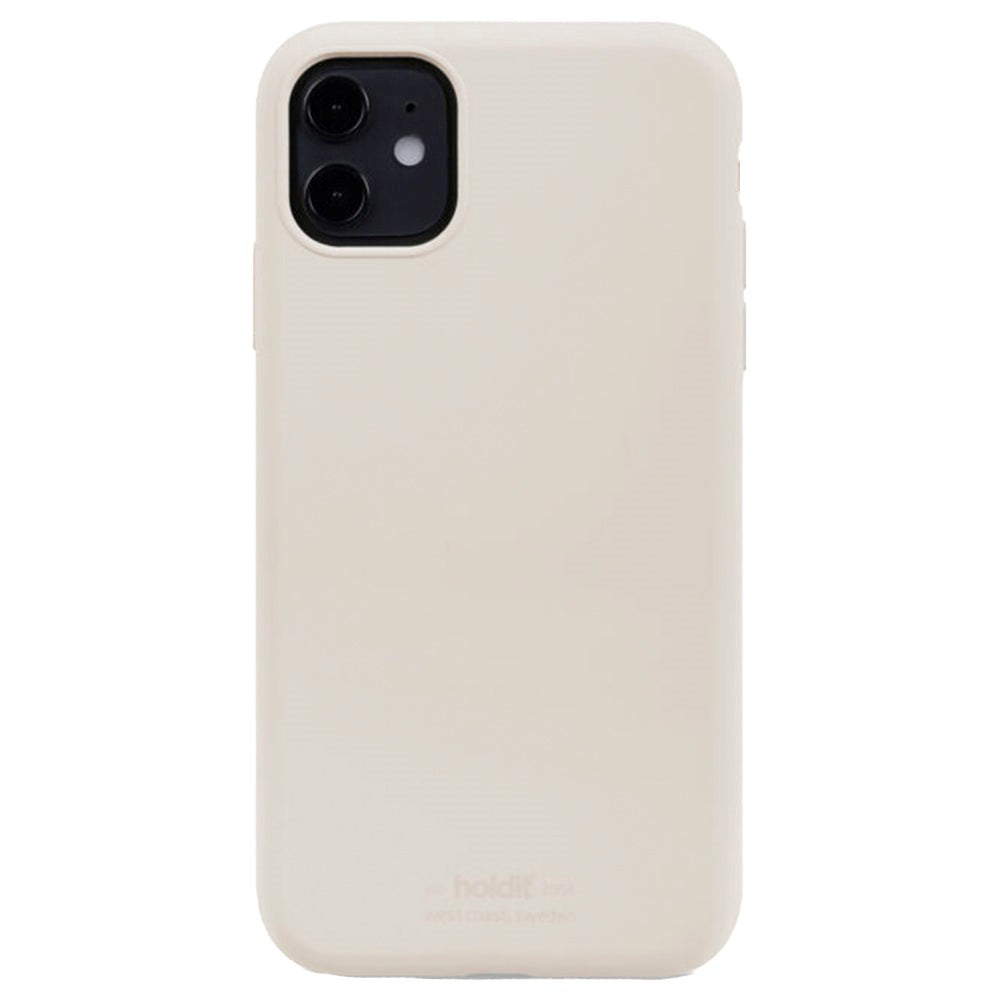 Holdit iPhone 11 Soft Touch Silikone Mobil Cover - Light Beige