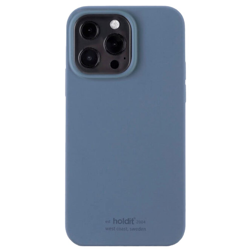 Holdit iPhone 13 Pro Soft Touch Mobil Cover - Pacific Blue