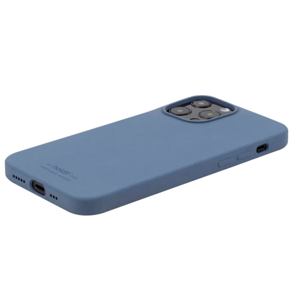 Holdit iPhone 13 Pro Soft Touch Mobil Cover - Pacific Blue