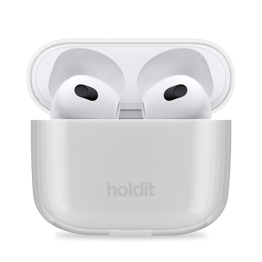 Holdit Apple AirPods (3. gen.) Seethru Cover - Hvid