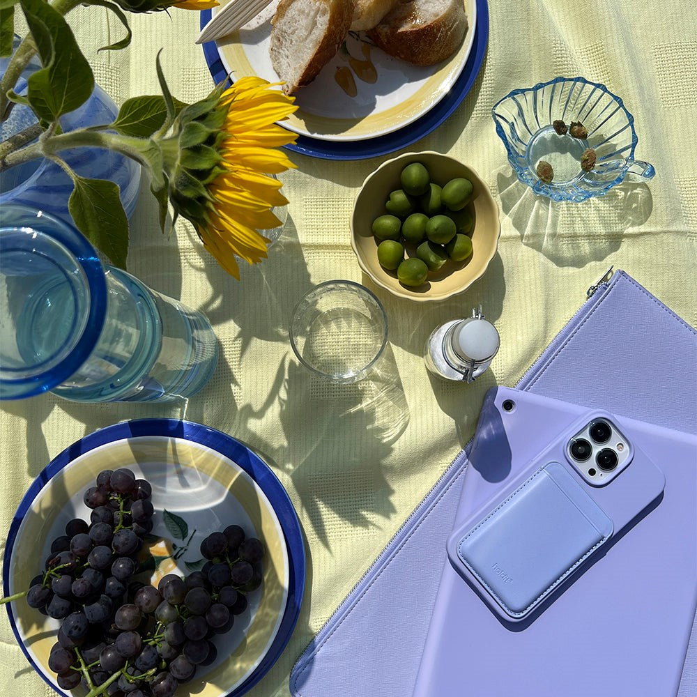 Holdit iPad Air (2022 / 2020) Silikone Bagside Mobil Cover - Lavender