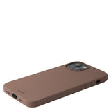 Holdit iPhone 14 Plus Soft Touch Silikone Mobil Cover - Dark Brown