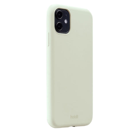 Holdit iPhone 11 Soft Touch Silikone Mobil Cover - White Moss