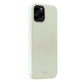 iPhone 12 / 12 Pro Holdit Soft Touch Silikone Cover - White Moss