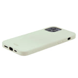 iPhone 12 / 12 Pro Holdit Soft Touch Silikone Cover - White Moss