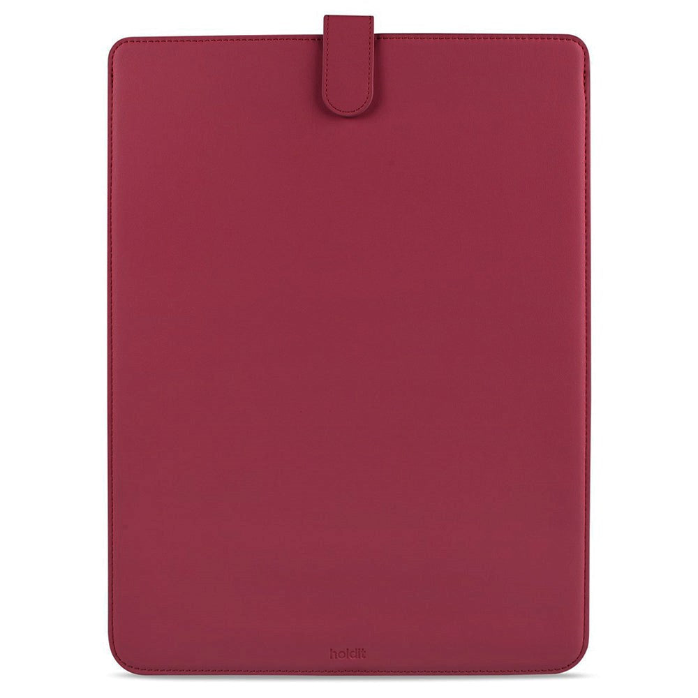 Holdit MacBook / Laptop 14" Sleeve i Læder (32,5 x 22,7 x 2 cm) - Red Velvet