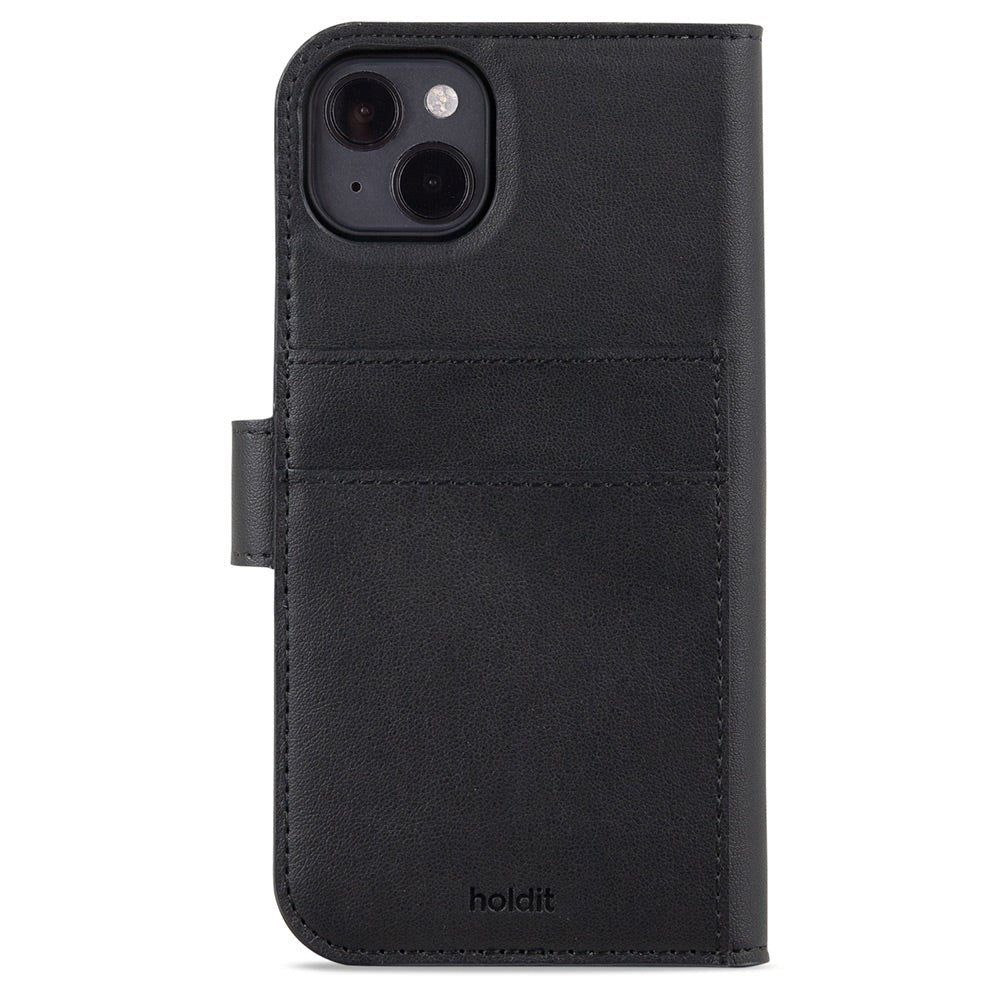 Holdit iPhone 15 Plus Wallet Case Magnet Plus - Mobil Cover - Black