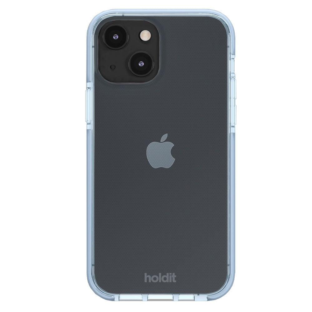 iPhone 14 / 13 Holdit Seethru Cover - Mineral Blue