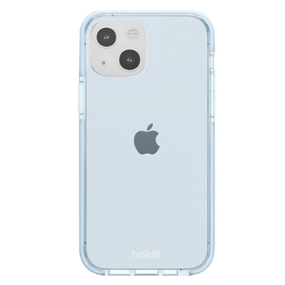 iPhone 14 / 13 Holdit Seethru Cover - Mineral Blue