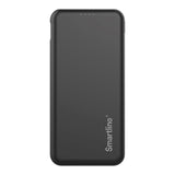 Smartline 22.5W Powerbank med 1 x USB-A (QC) & 2 x USB-C (PD) - 10000 mAh - Sort