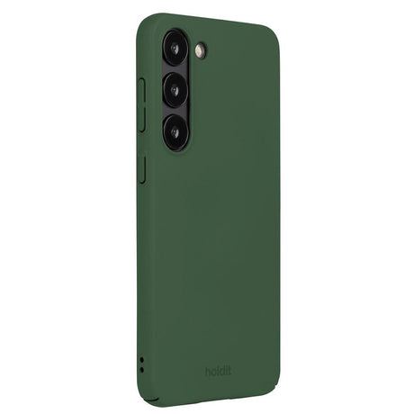 Holdit Samsung Galaxy S24 Slim Plastic Cover - Forest Green