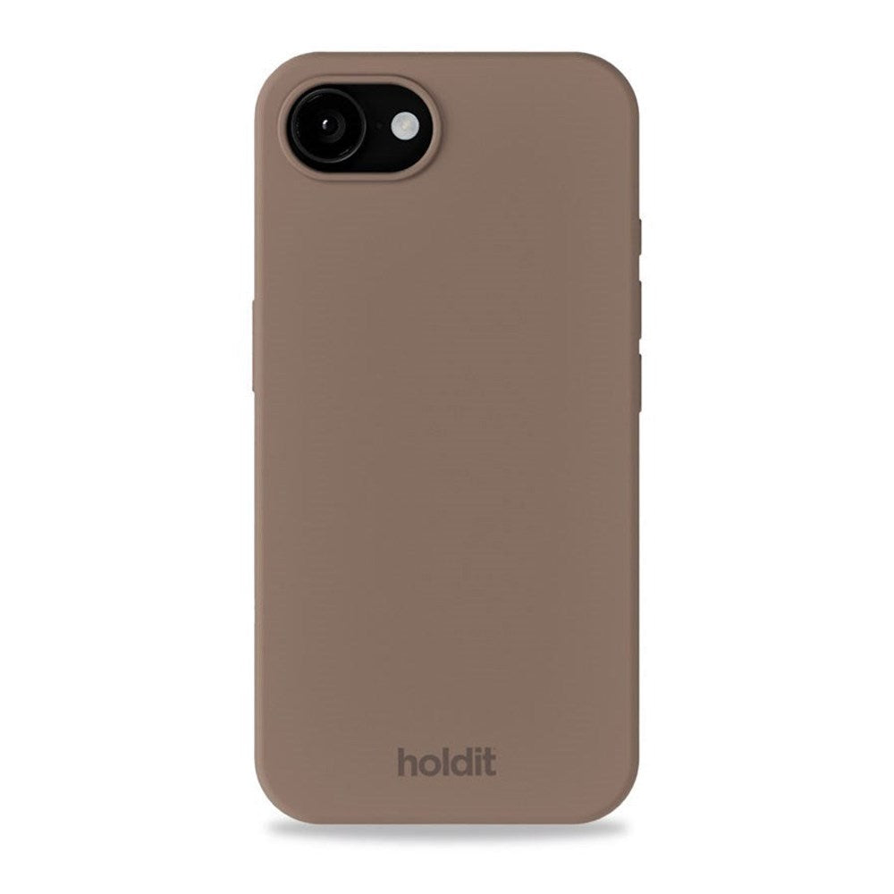 Holdit iPhone 16e Soft Touch Silikone Mobil Cover - Mocha Brown