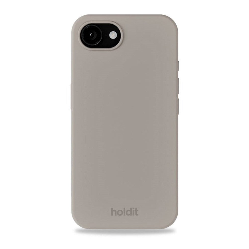 Holdit iPhone 16e Soft Touch Silikone Mobil Cover - Taupe