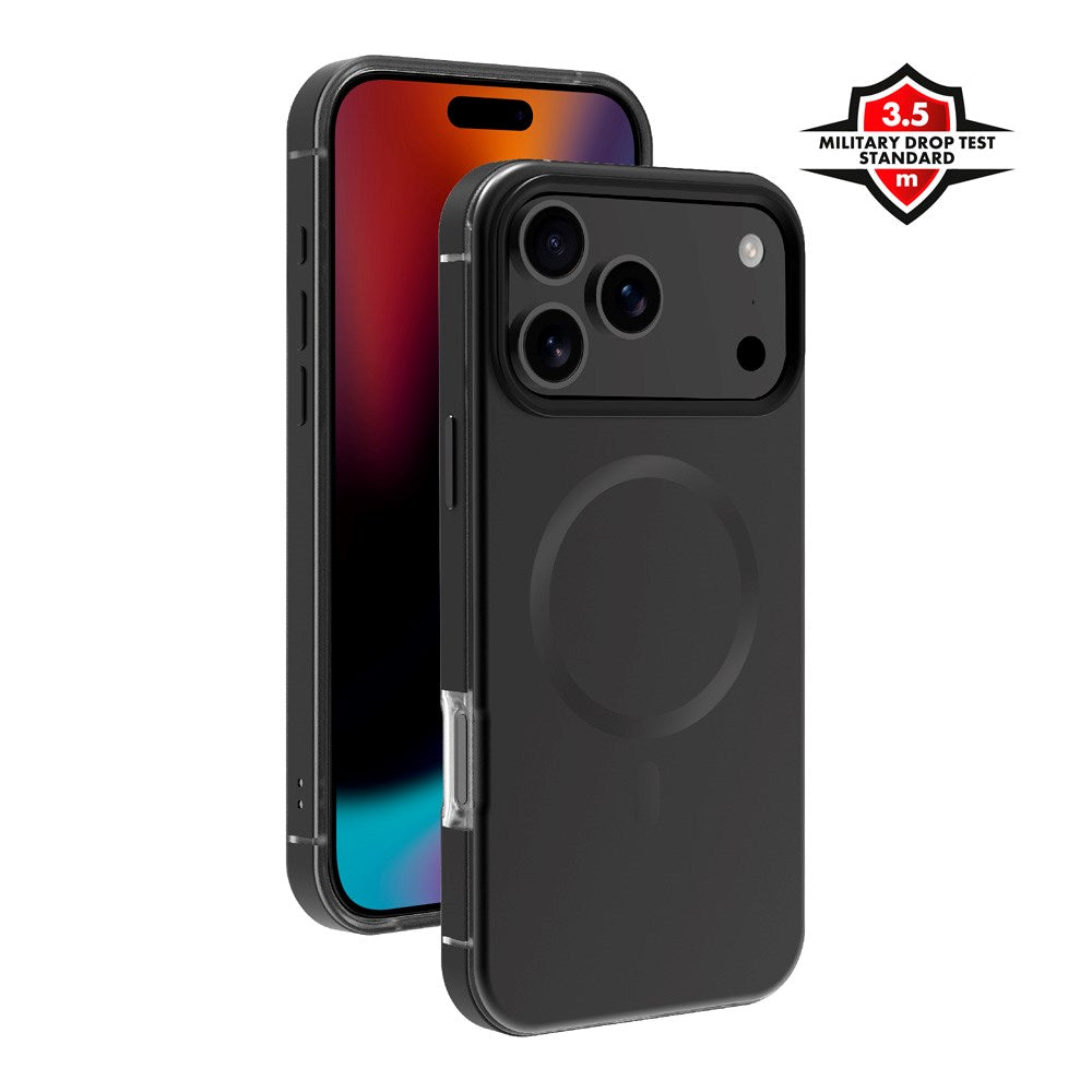 iPhone 17 Pro Max X2O Mag Metal Mobil Cover - MagSafe Kompatibel - Sort