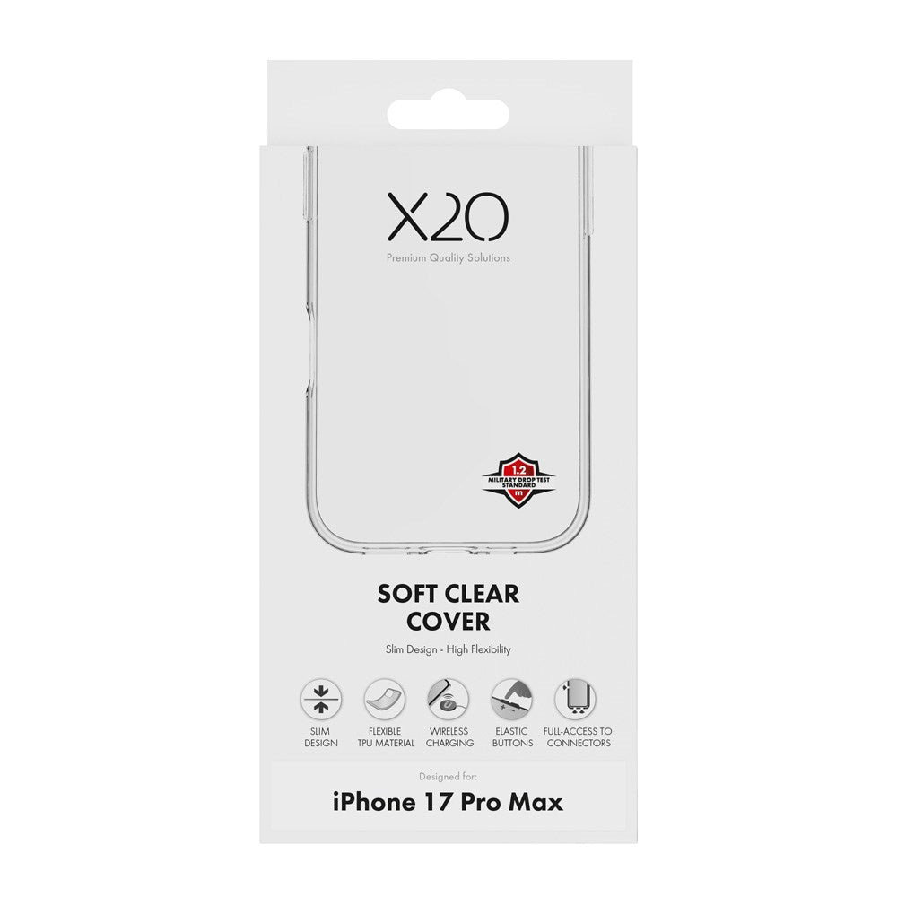 iPhone 17 Pro Max X2O Super Slim Mobil Cover - Gennemsigtig