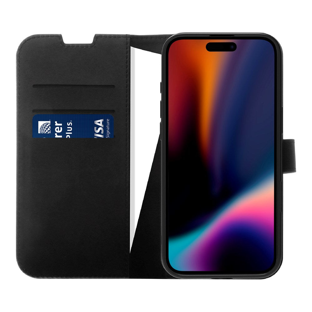 iPhone Air X2O Classic Wallet Flip Case m. Pung & Ståfunktion - Sort