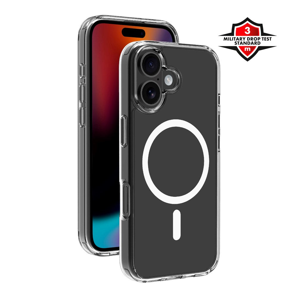 X2O iPhone 17 Mag Clear Mobil Cover - MagSafe Kompatibel - Gennemsigtig