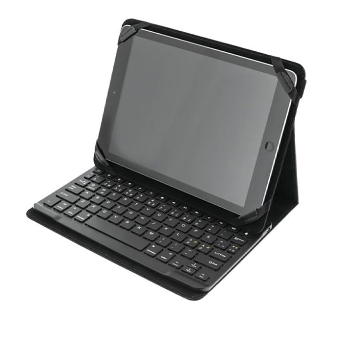 Deltaco Etui m. Dansk Tastatur Til Android Sort  (225 x 165mm-245 x 185mm)