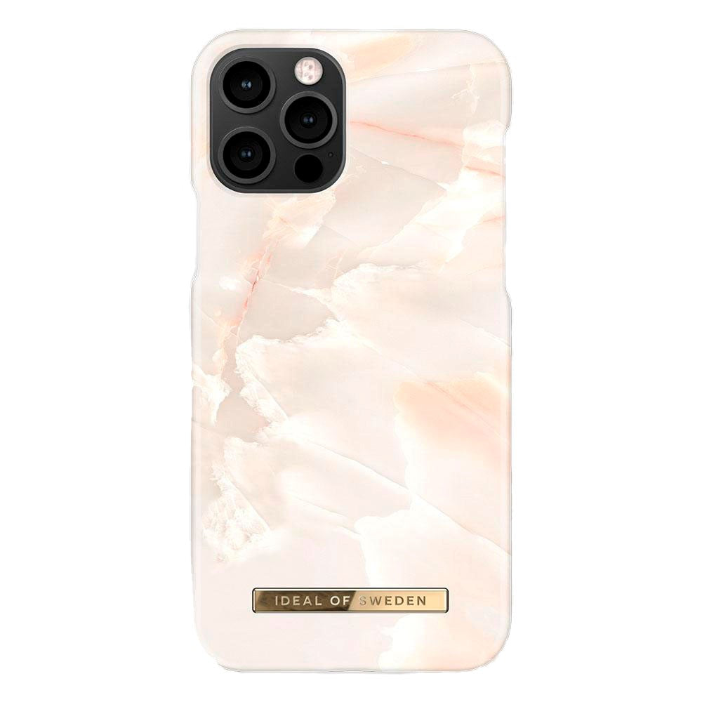 iDeal Of Sweden iPhone 12 / 12 Pro Fashion Bagside Cover Rose Pearl Marble