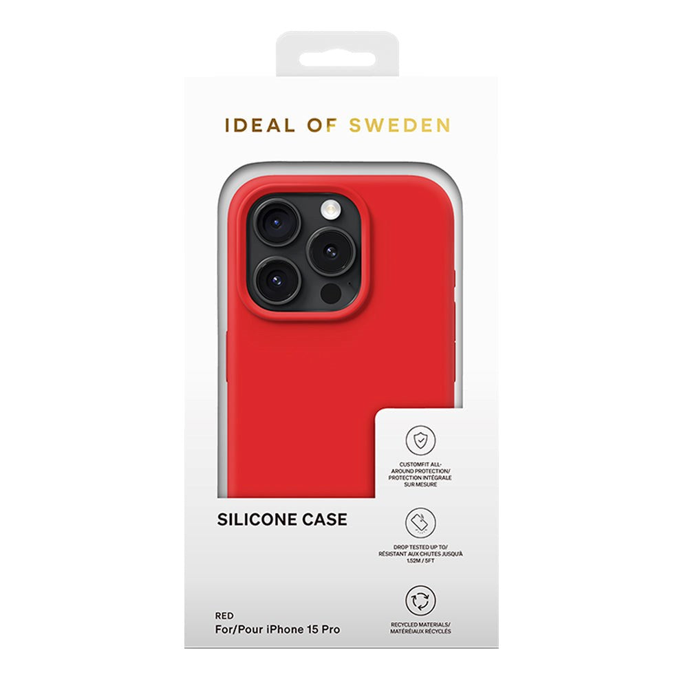 iDeal Of Sweden Silikone Cover til iPhone 15 Pro - Red