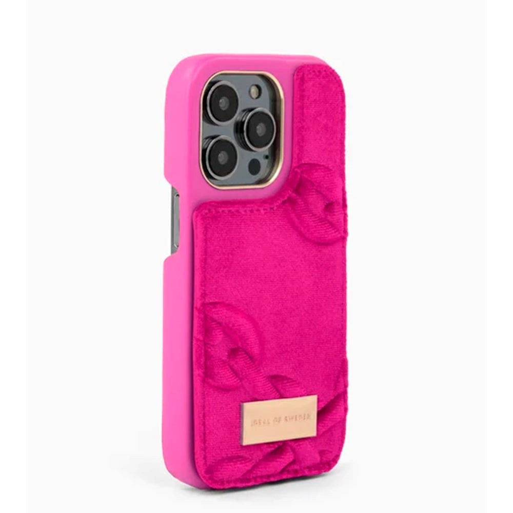 iDeal Of Sweden iPhone 14 Pro Fashion Atelier Case - Velour Hyper Pink
