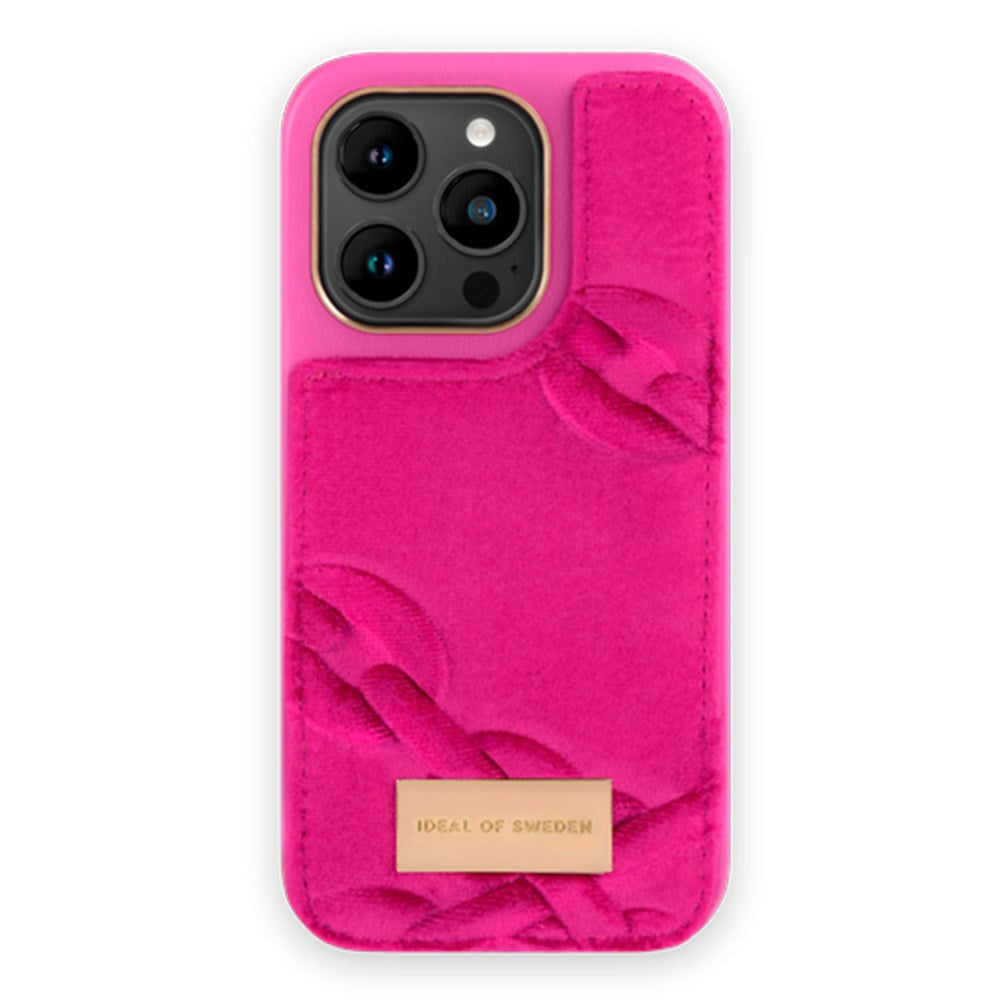 iDeal Of Sweden iPhone 14 Pro Fashion Atelier Case - Velour Hyper Pink