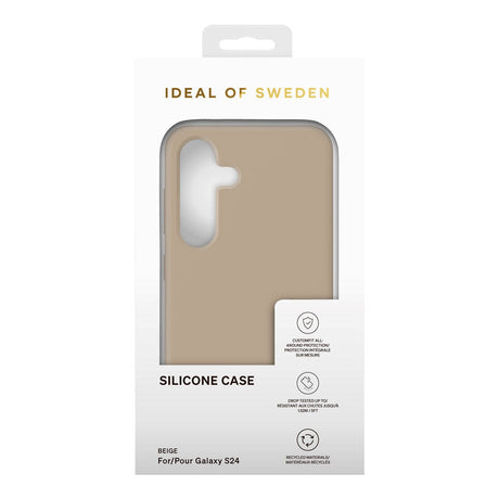 Samsung Galaxy S24 iDeal Of Sweden Silicone Cover - Beige