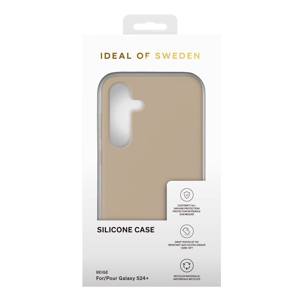 Samsung Galaxy S24+ (Plus) iDeal Of Sweden Silicone Cover - Beige
