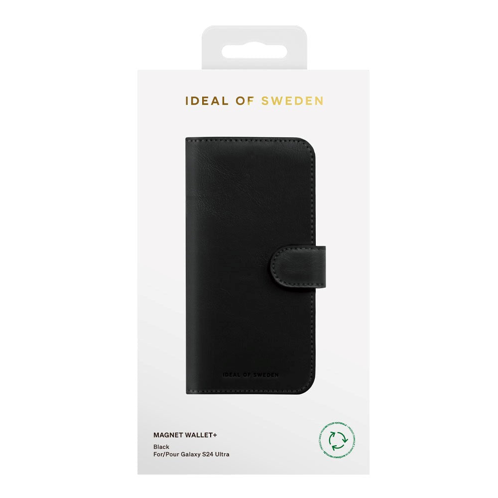 iDeal Of Sweden Samsung Galaxy S24 Ultra 2-i-1 Magnet Wallet+ Flip Cover - Sort