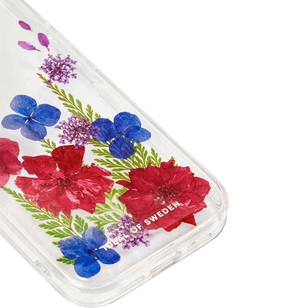 iPhone 15 iDeal Of Sweden Clear Cover - Autumn Bloom