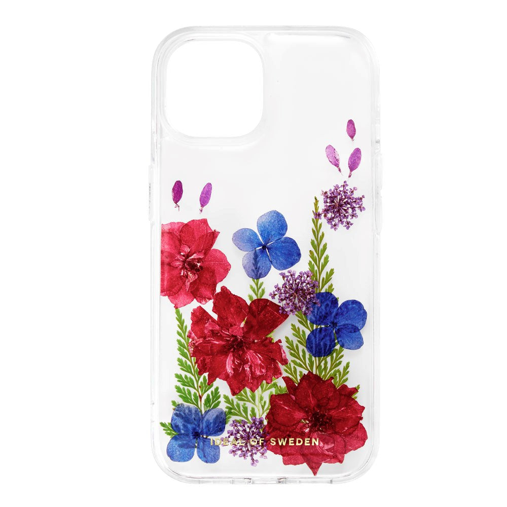 iPhone 15 iDeal Of Sweden Clear Cover - Autumn Bloom