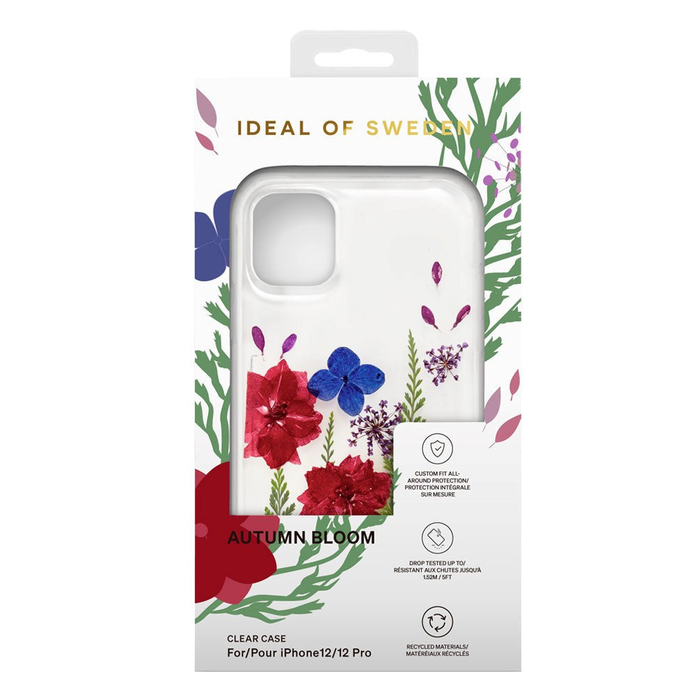 iPhone 12 / 12 Pro iDeal Of Sweden Clear Cover - Autumn Bloom