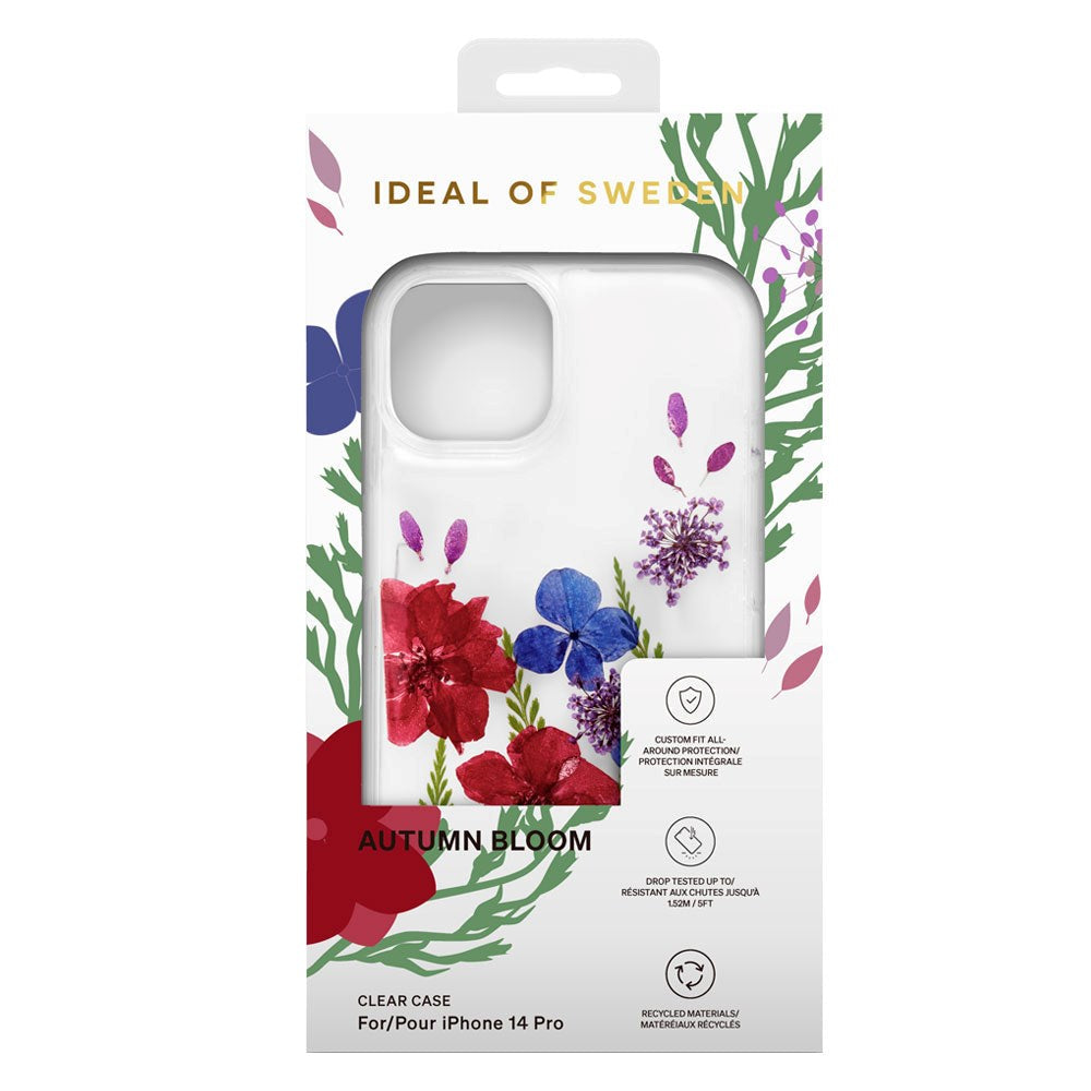 iPhone 14 Pro iDeal Of Sweden Clear Cover - Autumn Bloom