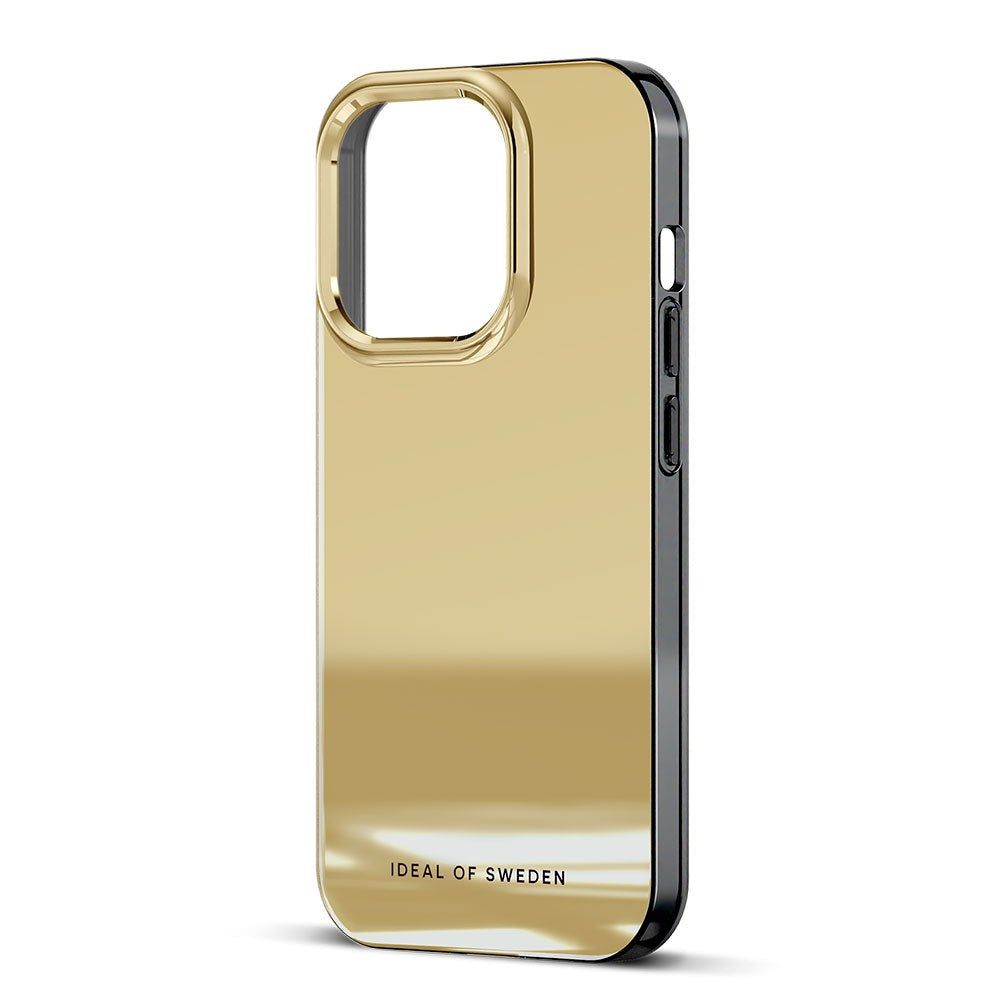 iPhone 15 Pro iDeal Of Sweden Mirror Cover - Mirror Gold