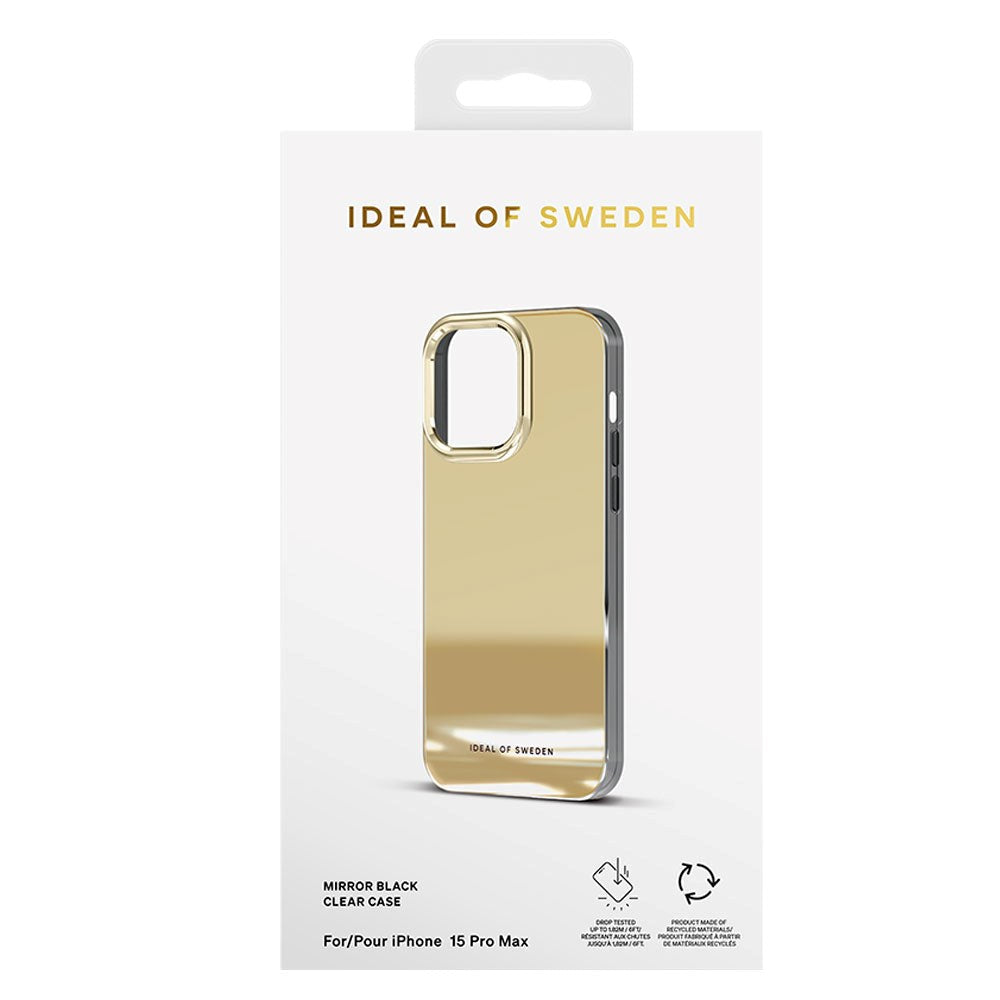 iPhone 15 Pro Max iDeal Of Sweden Mirror Cover - Mirror Gold