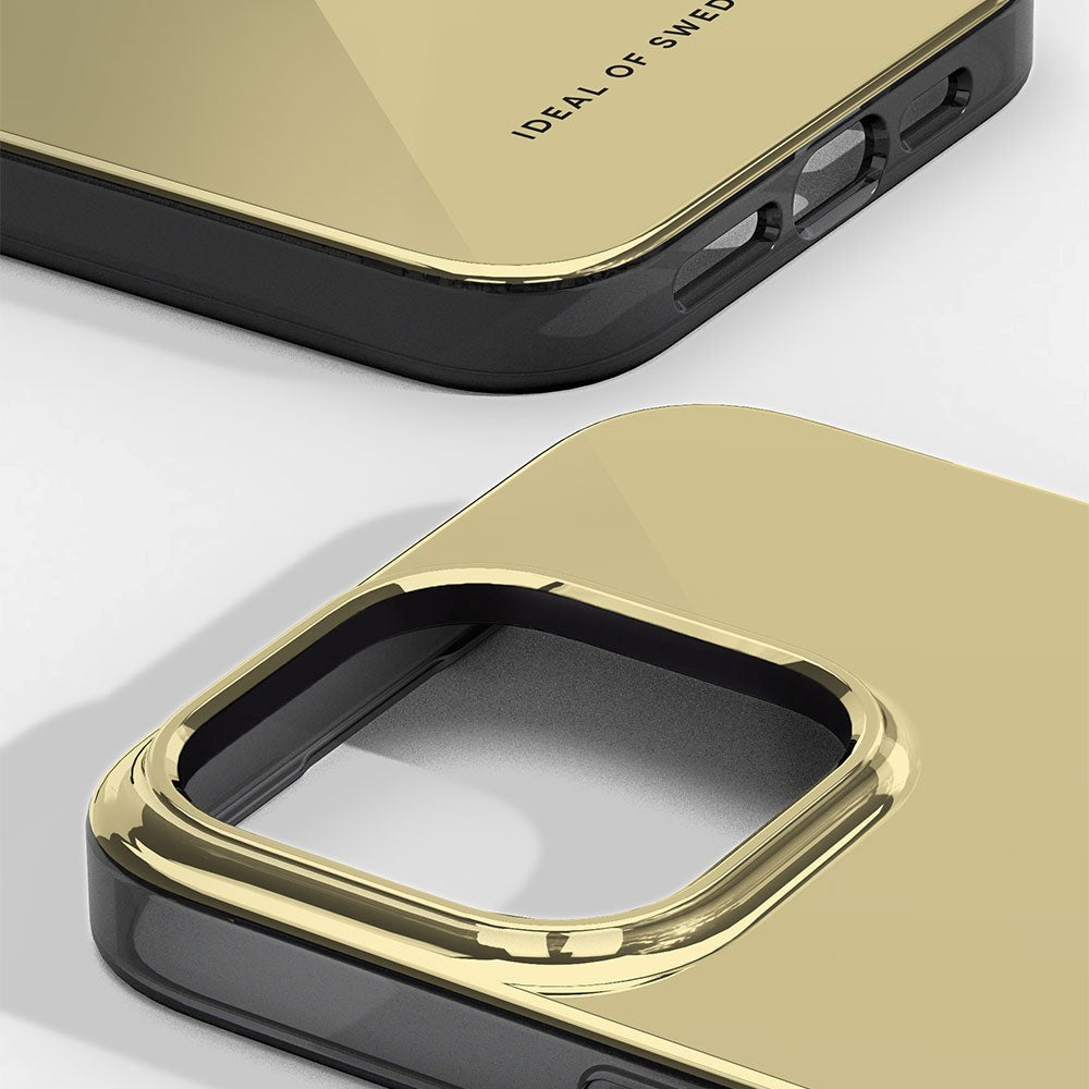 iPhone 15 Pro Max iDeal Of Sweden Mirror Cover - Mirror Gold