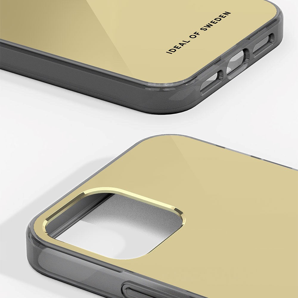 iPhone 12 Pro / 12 iDeal Of Sweden Mirror Cover - Mirror Gold