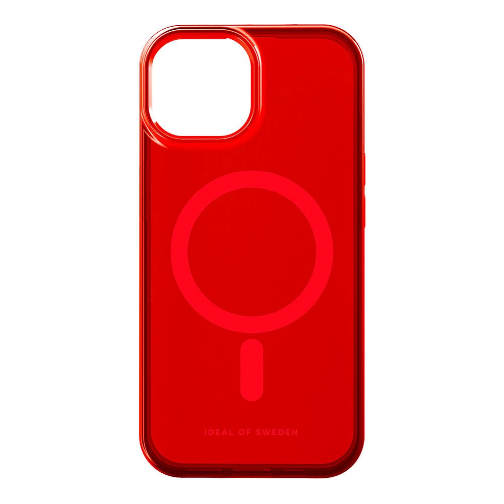 iPhone 15 Pro Max iDeal Of Sweden Clear Cover - MagSafe Kompatibel - Radiant Red