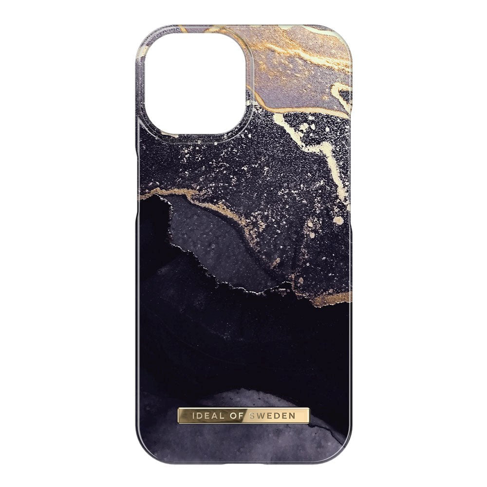 iDeal Of Sweden Fashion Cover til iPhone 15 - MagSafe Kompatibelt - Golden Twilight Marble
