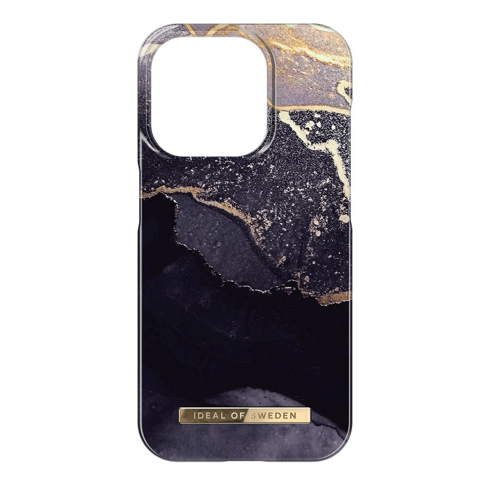 iDeal Of Sweden Fashion Cover til iPhone 15 Pro - MagSafe Kompatibelt - Golden Twilight Marble